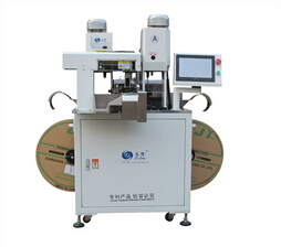 全自動(dòng)雙頭壓著機(jī)，剝線速度那是杠杠的